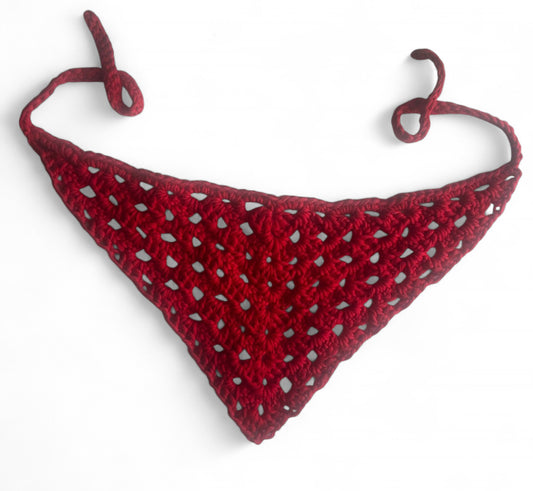 Crochet bandana