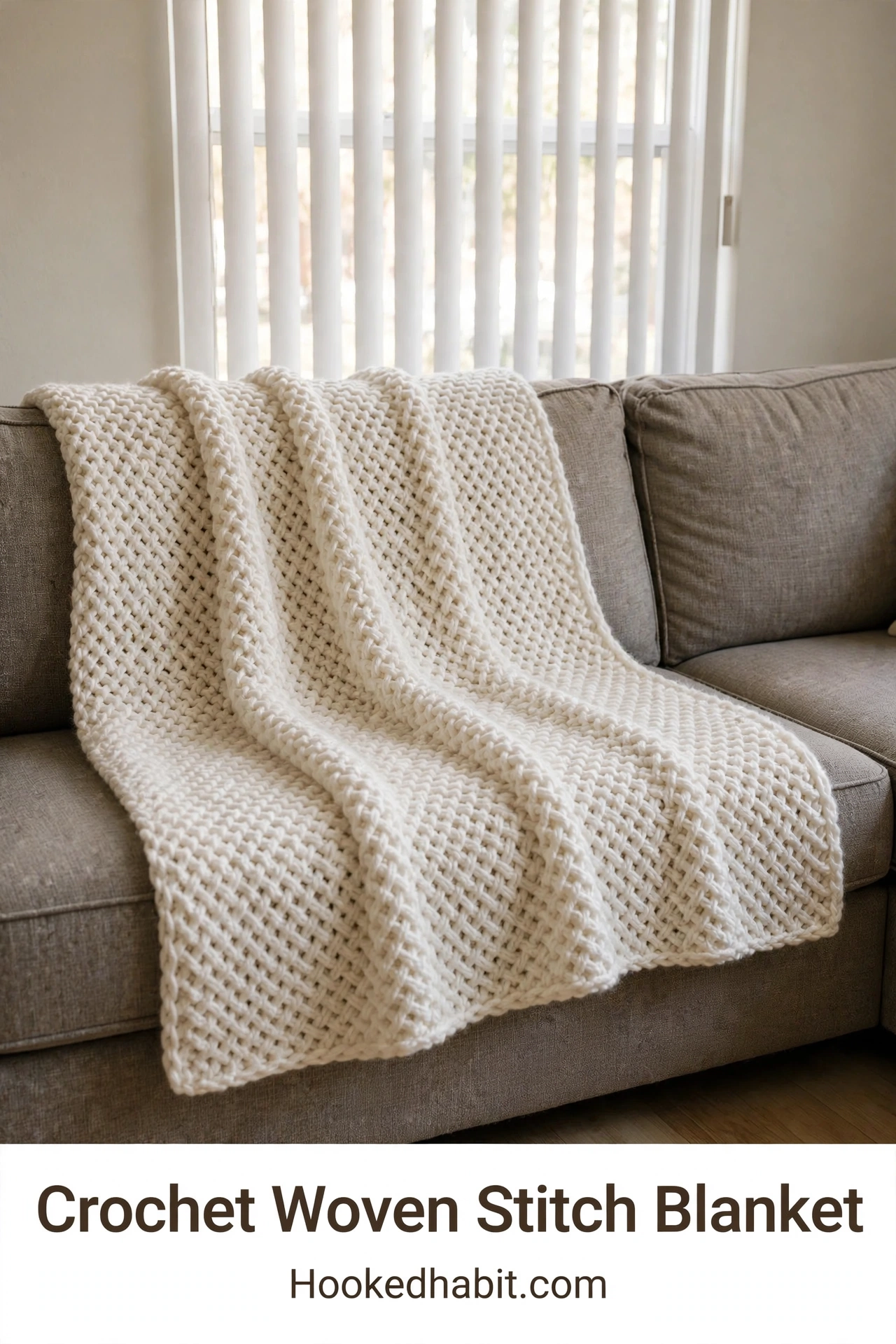 Crochet Woven Stitch Blanket