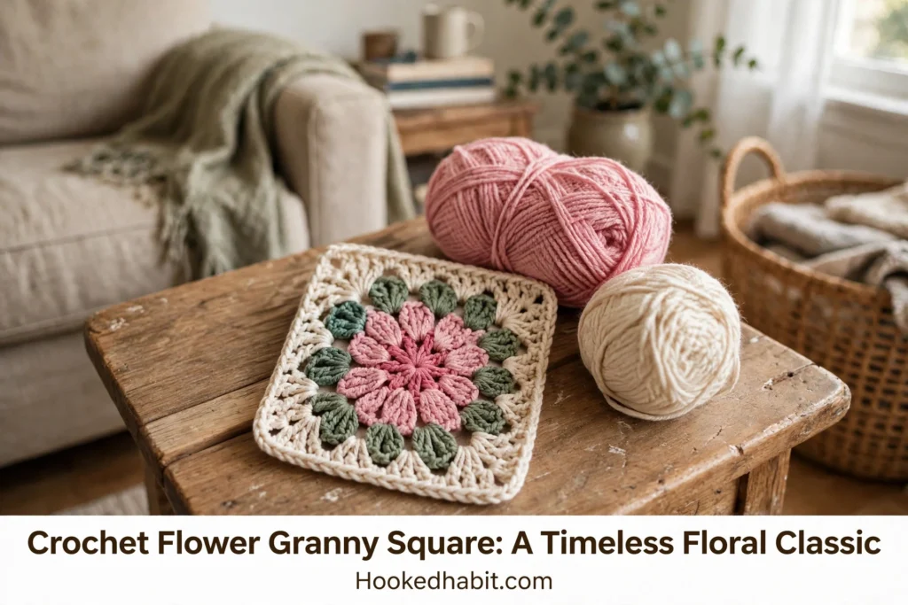 Crochet Flower Granny Square: A Timeless Floral Classic