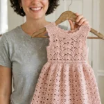 Blush Pink Lace Baby Dress