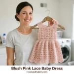 Blush Pink Lace Baby Dress