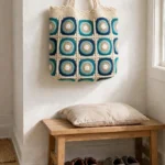 Ocean Breeze Granny Square Tote