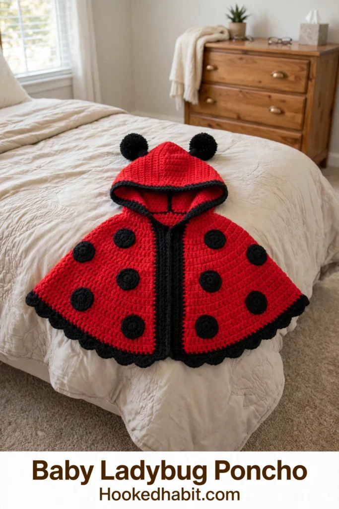 Baby Ladybug Poncho