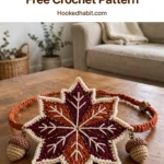 Autumn Maple Leaf Bracelet Free Crochet Pattern