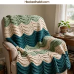Vintage Fan Ripple Stitch Free Crochet Pattern