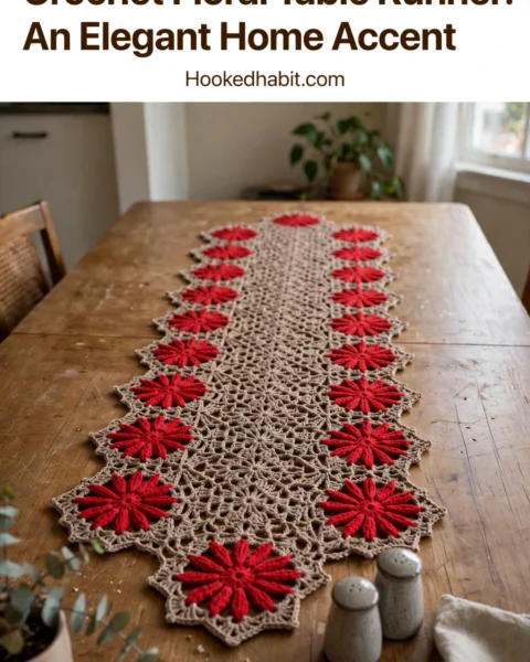 Crochet Floral Table Runner: An Elegant Home Accent