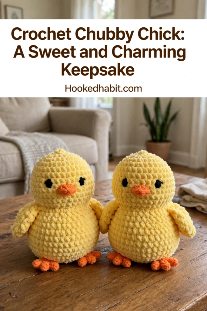 Crochet Chubby Chick: A Sweet and Charming Keepsake