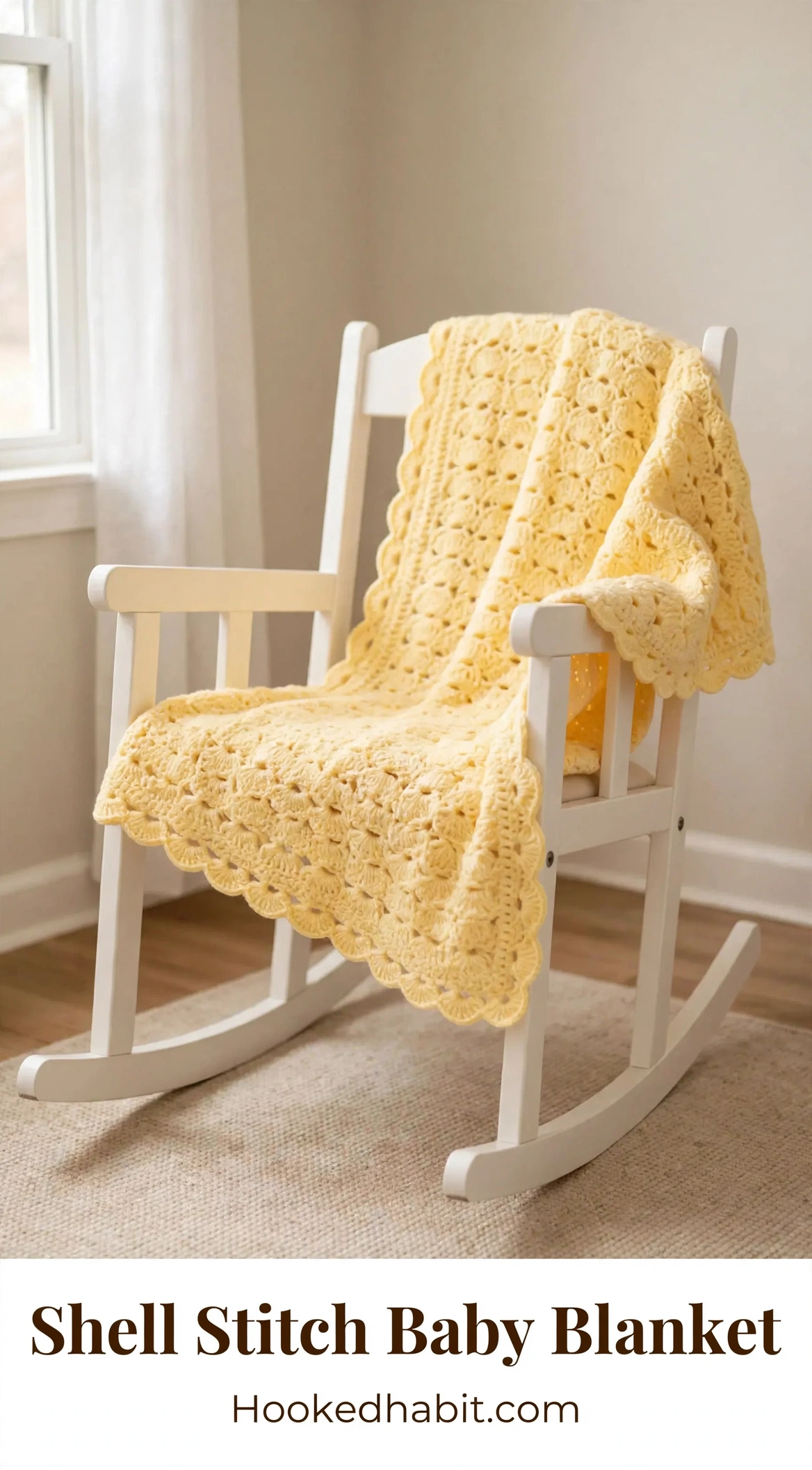 Shell Stitch Baby Blanket