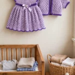 Lavender Dreams baby dress and bolero set