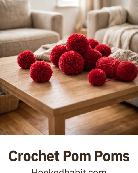 Crochet Pom Poms Free Crochet Pattern