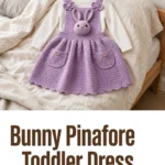 Bunny Pinafore Toddler Dress