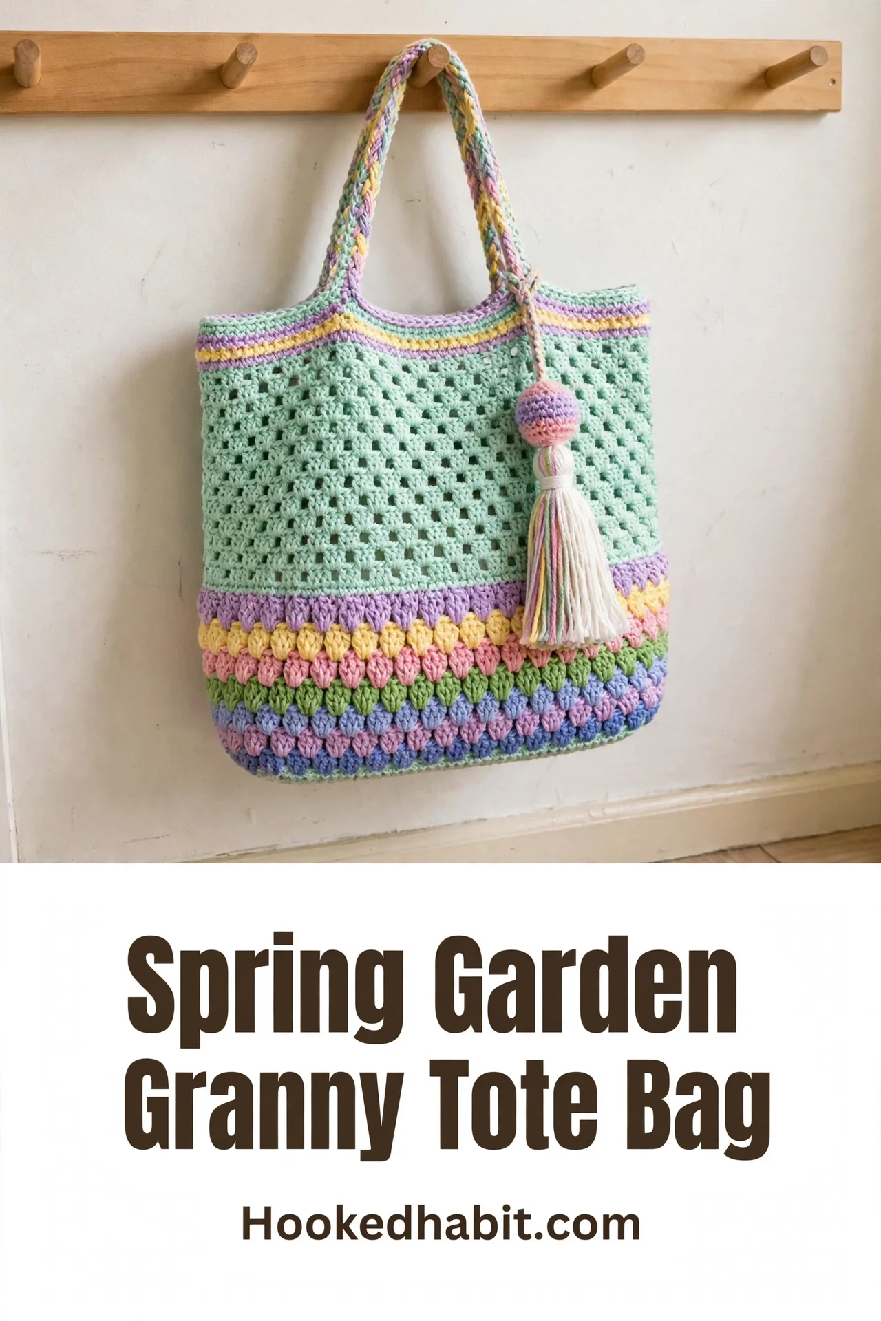 Spring Garden Granny Tote Bag