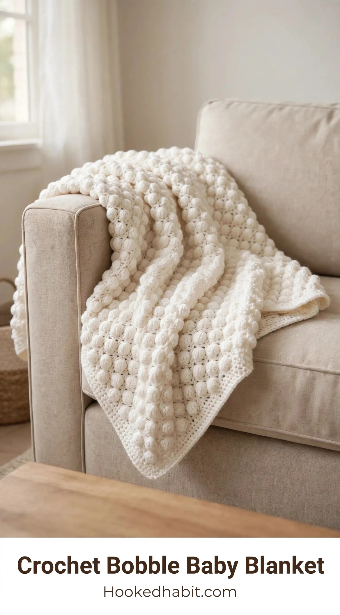 Crochet Bobble Baby Blanket