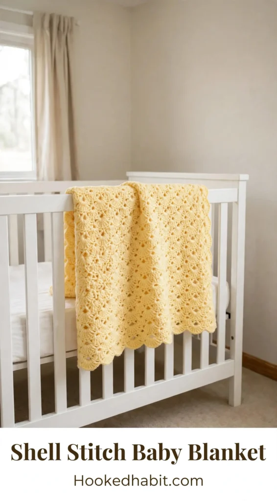Shell Stitch Baby Blanket