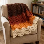 Crochet Autumn Wrap