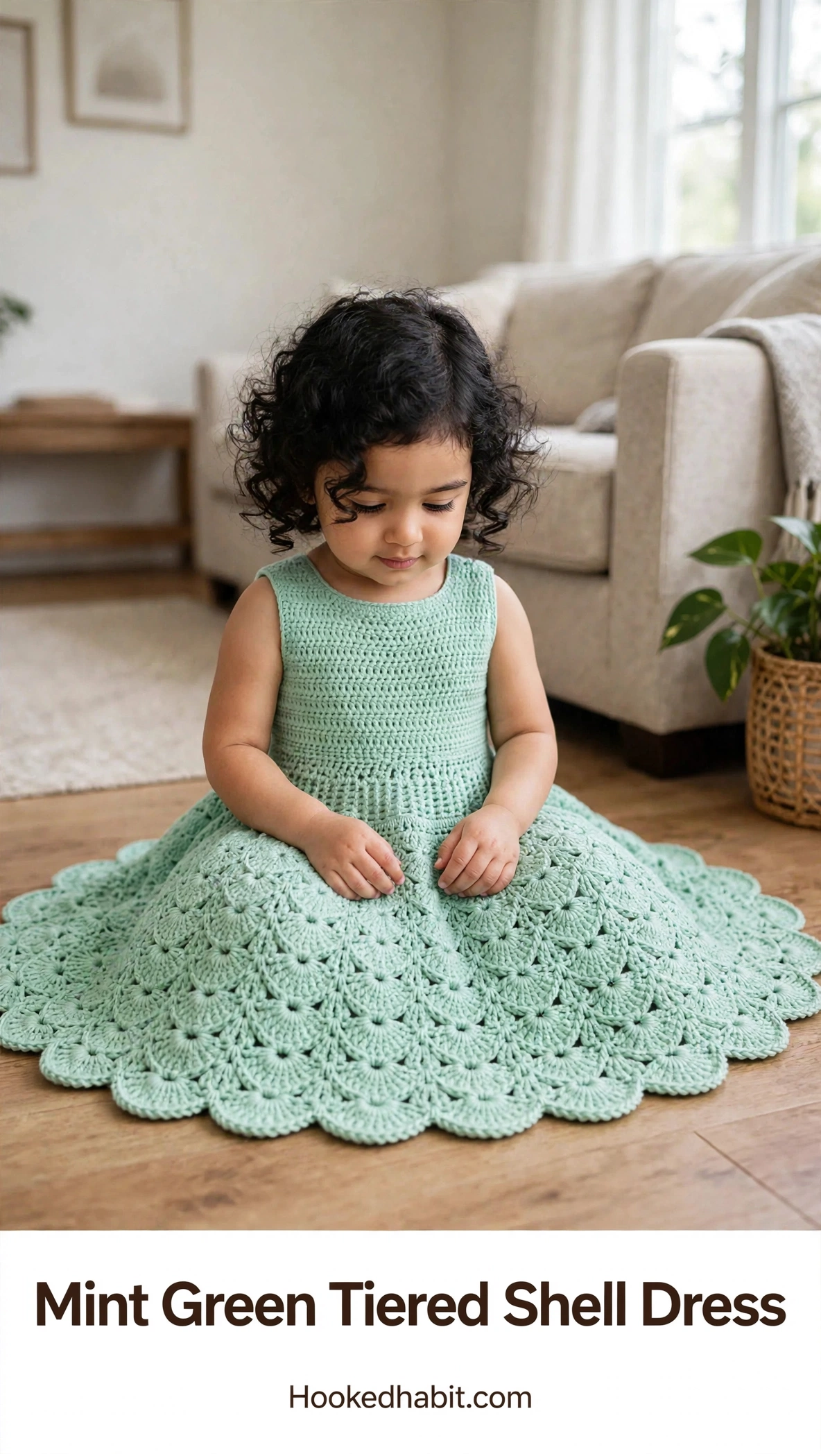 Mint Green Tiered Shell Dress