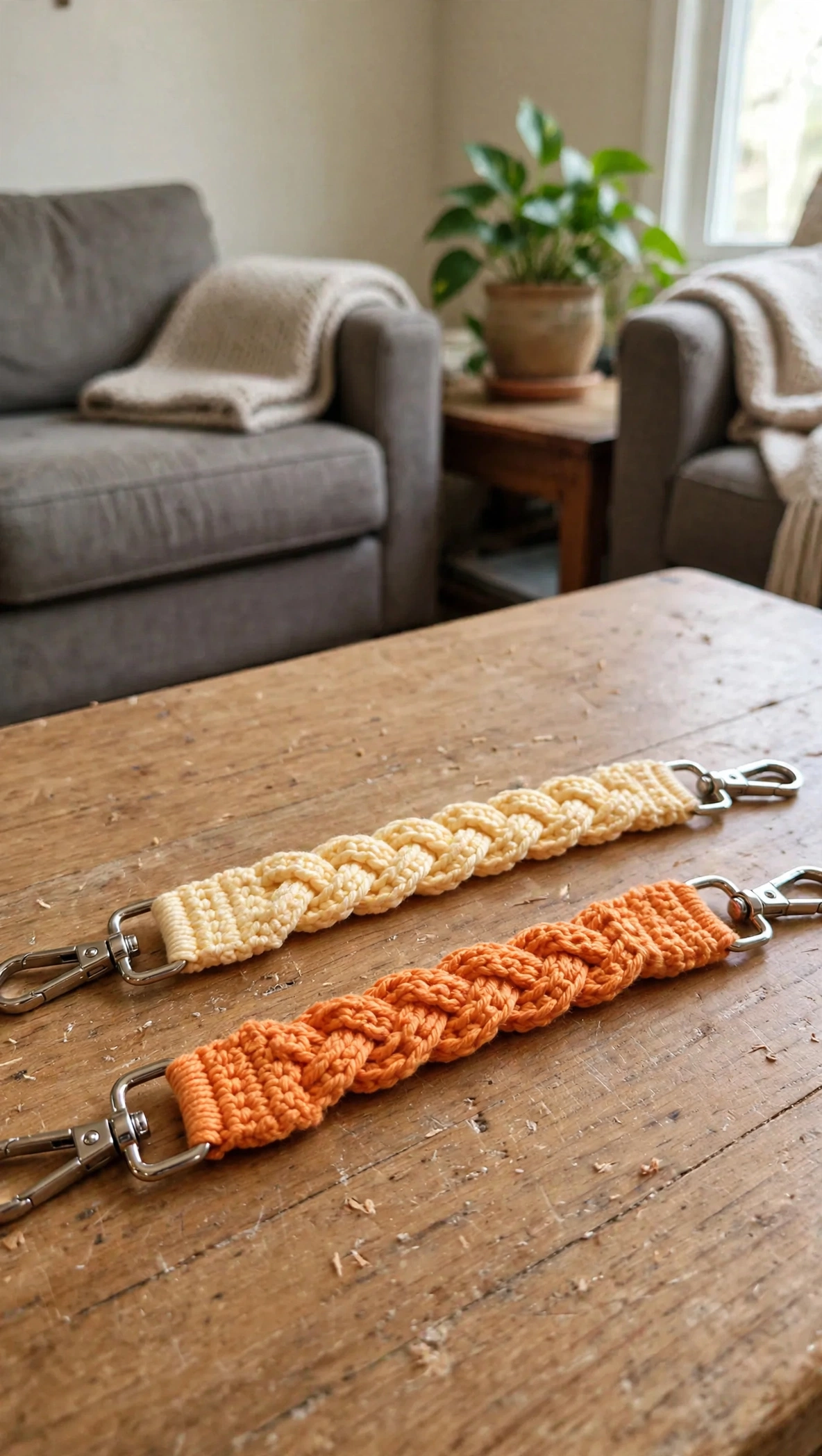 Crochet Braided Bag Strap Free Crochet Pattern