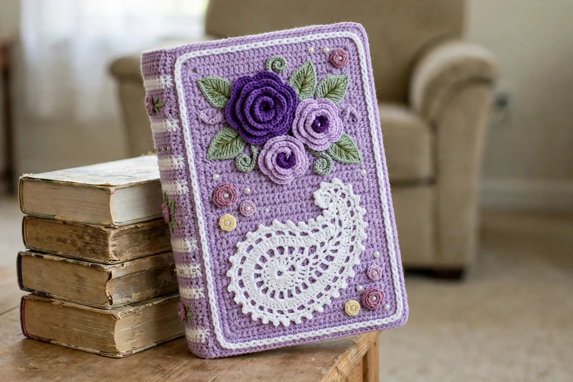 Lavender Dreams Book Sleeve detail